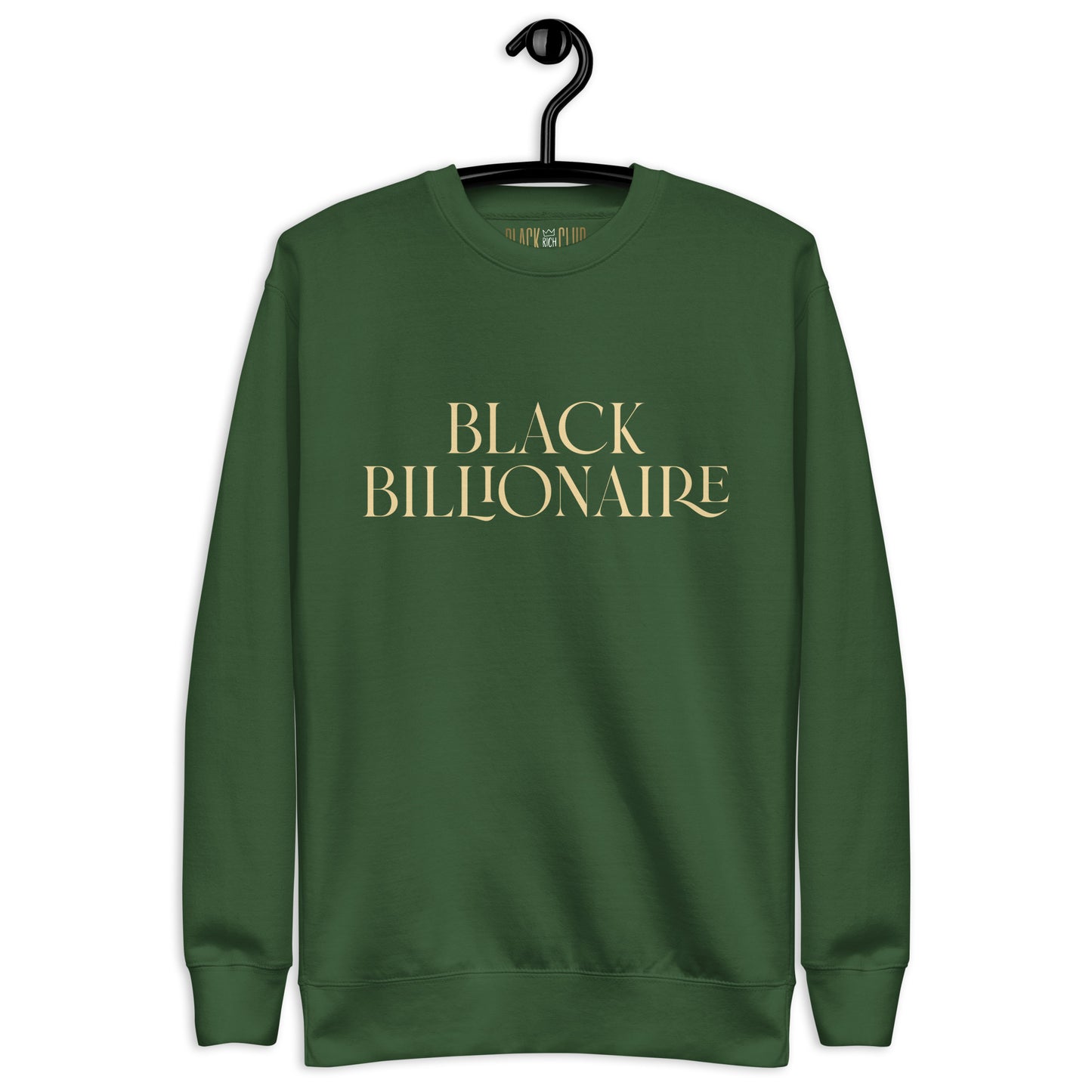 Black Rich Club "BLACK BILLIONAIRE" Unisex Sweatshirt