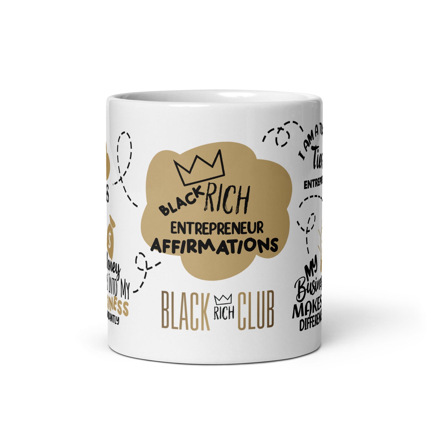 Black Rich Club "A Entrepreneurs Affirmations" Mug